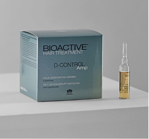 Лосьон против жирной перхоти и гипергидроза в ампулах BIOACTIVE TREATMENT OILY DANDRUFF 10x7,5 ML