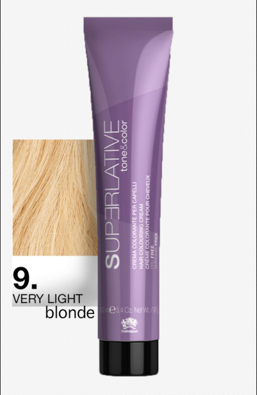 Полуперманентный тонер Tone&Color 9 Очень Светлый Блонд VERY LIGHT BLONDE 100ML