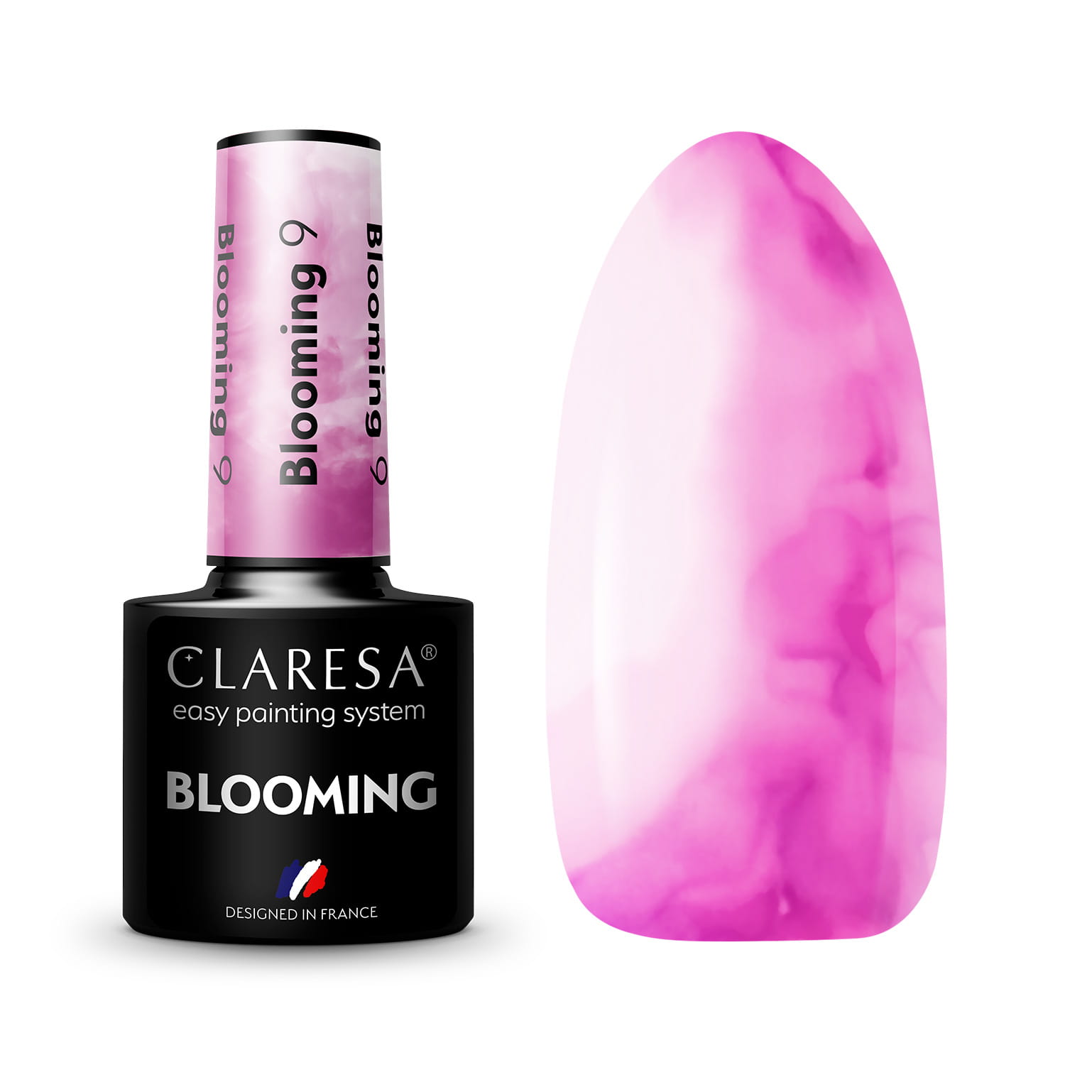 Акварельный гель-лак Claresa Blooming 09 Фиолетовый Violet, 5 мл