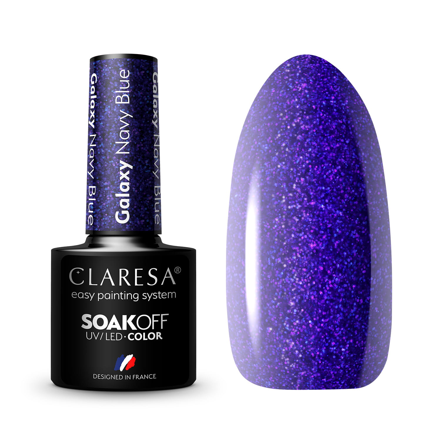 Гель-лак Claresa Galaxy Navy Blue, 5 мл
