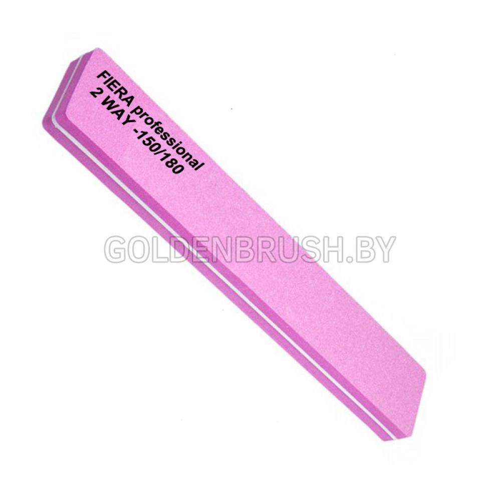 FSS-301 Пилка-полировка, розовая прямоугольная 150/180