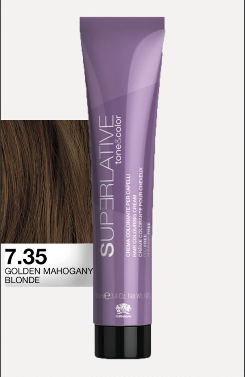 Полуперманентный тонер Tone&Color 7,35 Золотой блонд махагон BLONDE GOLDEN MAHOGANY 100ML