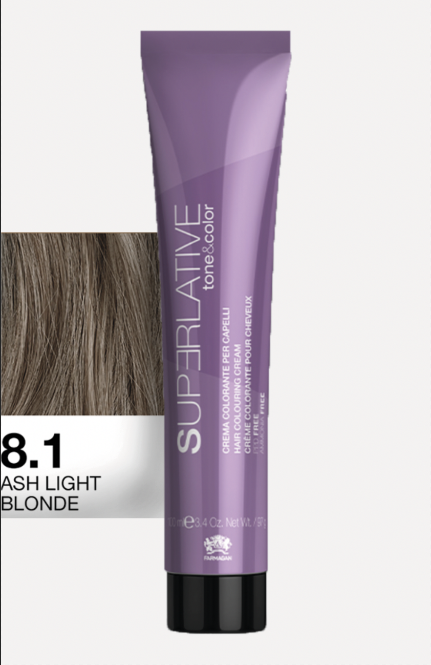 Полуперманентный тонер Tone&Color 8,1 Светло пепельный блонд LIGHT BLONDE ASH 100ML