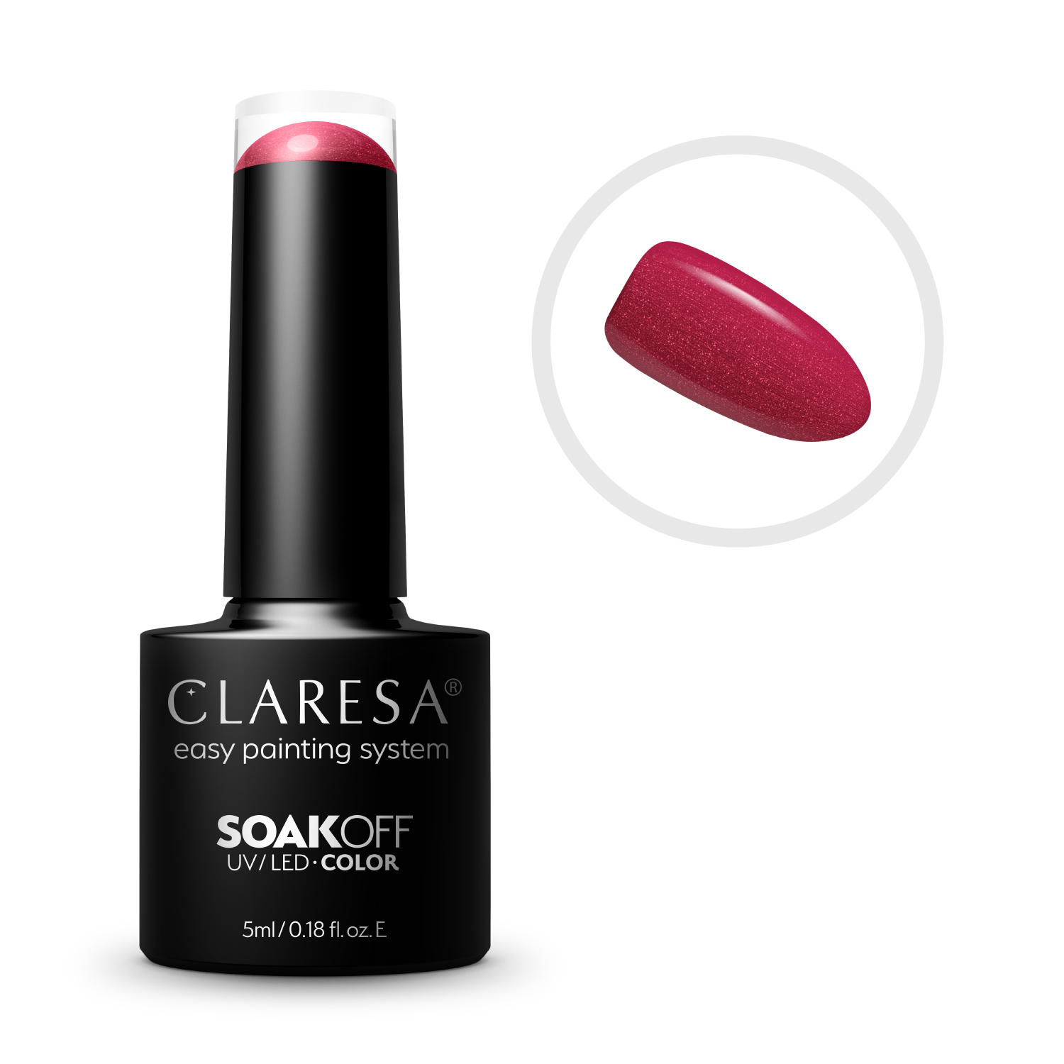 Гель-лак Claresa Glitter 17, 5 мл