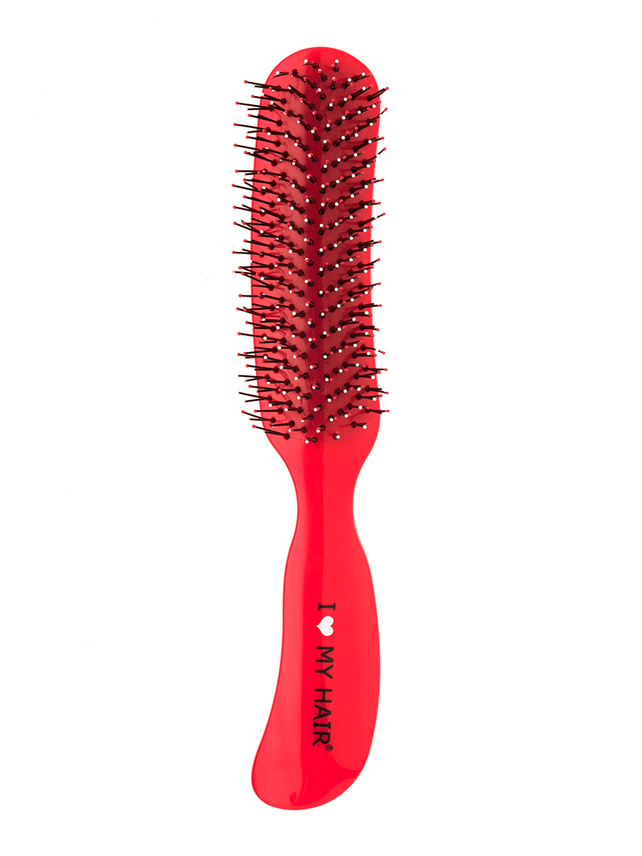 Парикмахерская щетка ILMH "Therapy Brush" красная глянцевая M