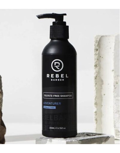 Шампунь бессульфатный REBEL BARBER Daily shampoo 1000 ML ПРОФ ОБЪЁМ