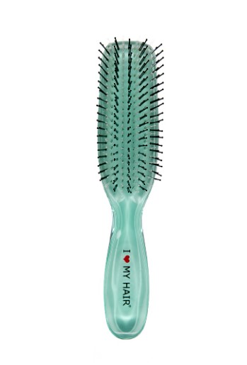 Парикмахерская щетка Русалочка 1801 зеленая M Парикмахерская щетка Русалочка 1801 зеленая M