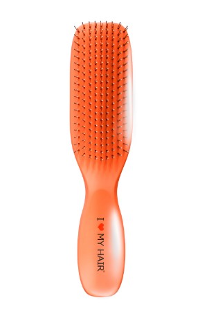 Парикмахерская щетка ILMH 1501 коралловая глянцевая М