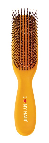 Парикмахерская щетка ILMH "Spider Soft" 1503 жёлтая матовая S