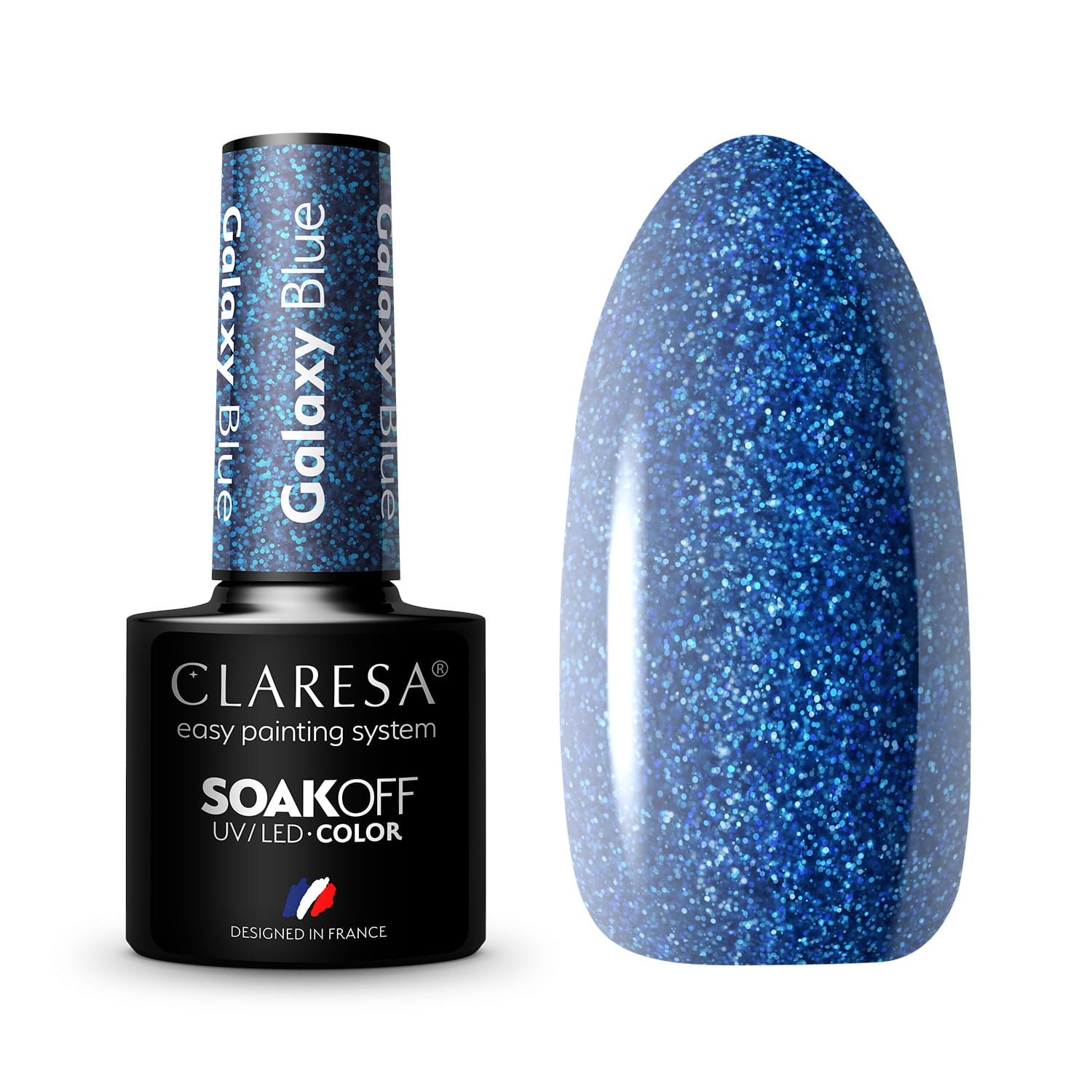 Гель-лак Claresa Galaxy Blue, 5 мл