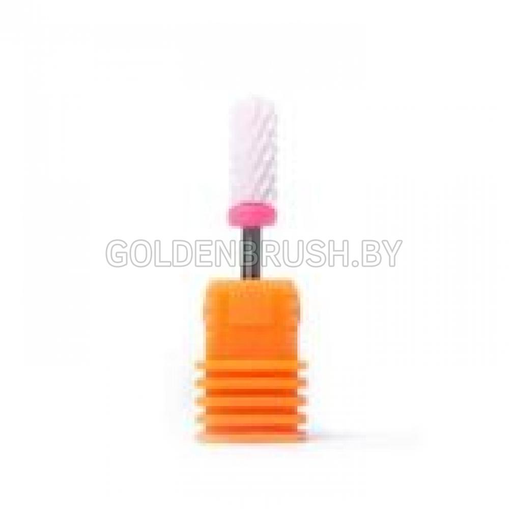 PALU Фреза керамическая закругленная 3XC розовый (очень грубый)