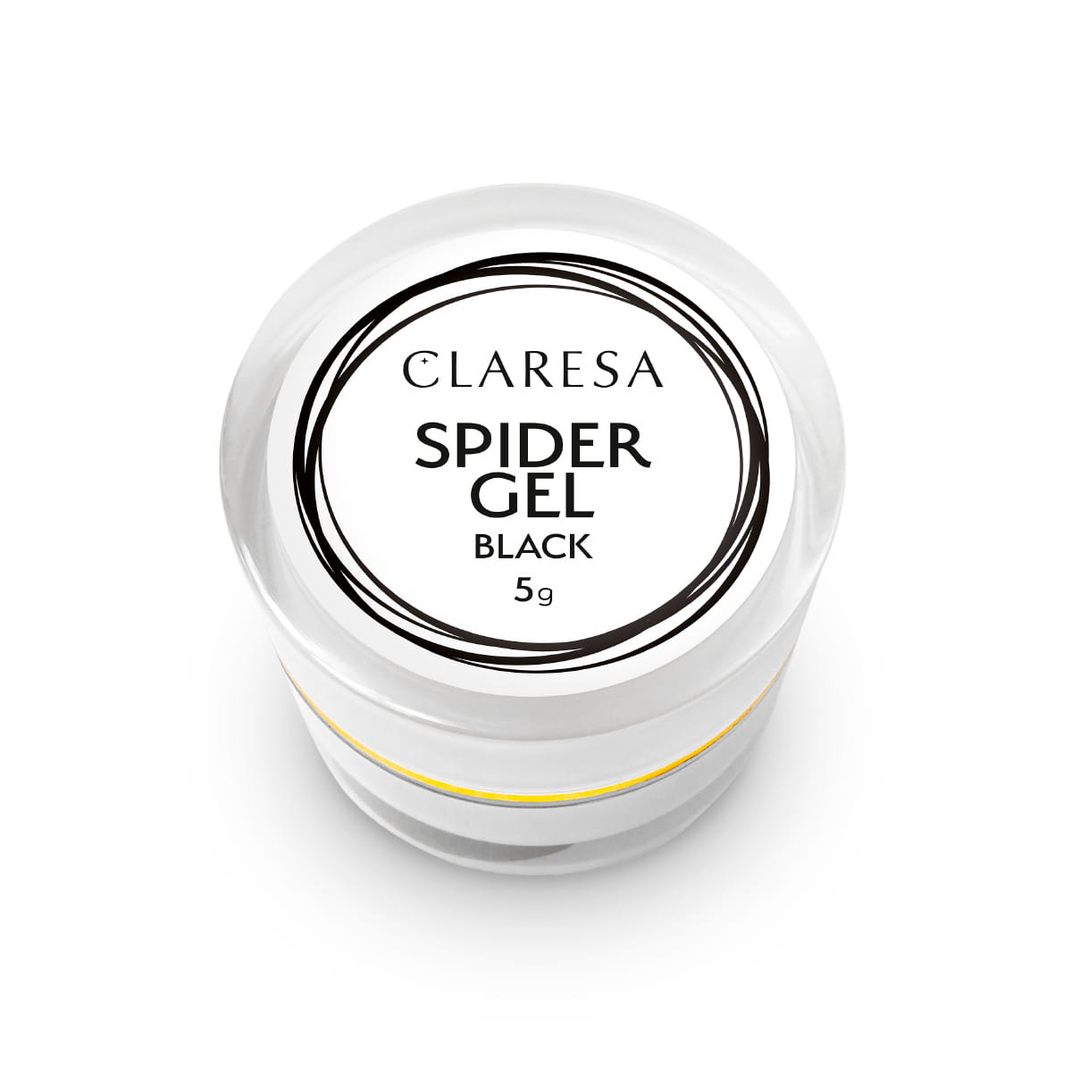 Гель-паутинка Черная CLARESA SPIDER GEL Black, 5г