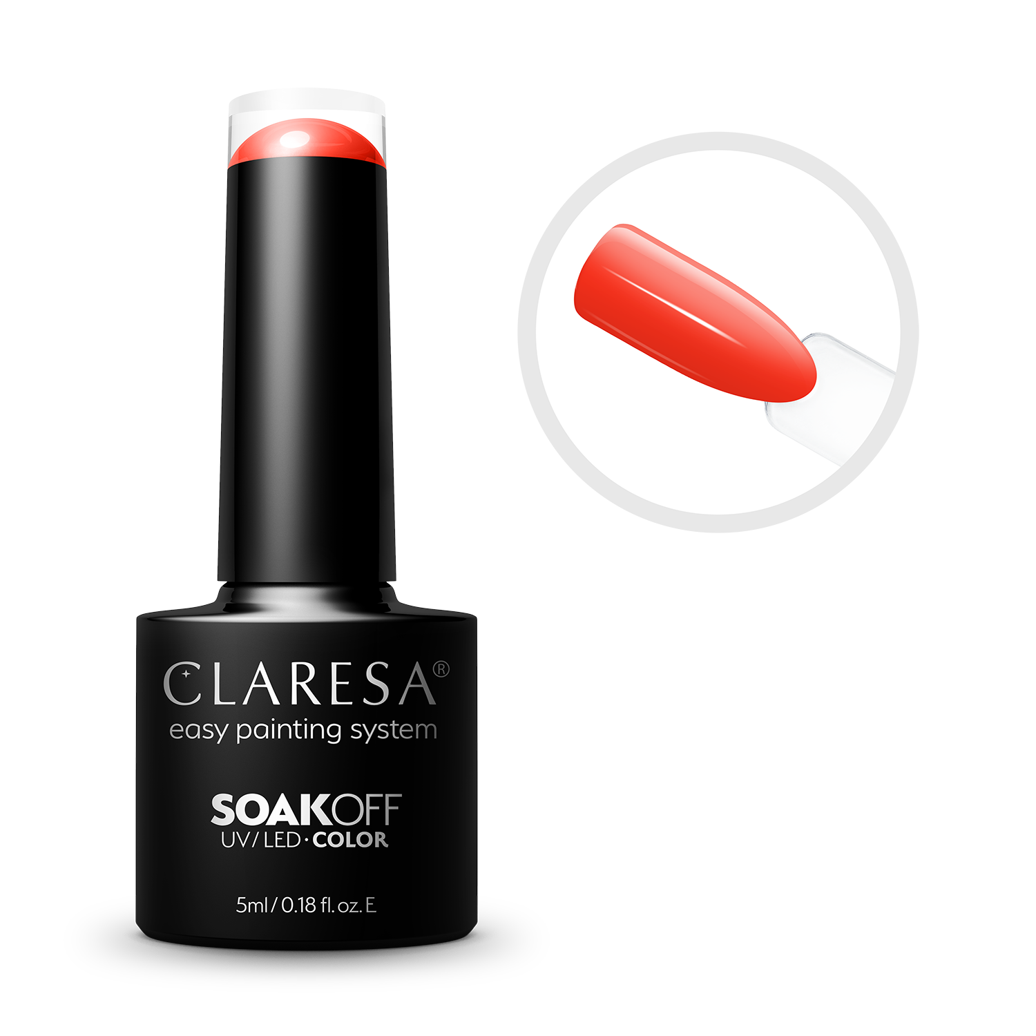 Гель-лак Claresa Coral 01, 5 мл