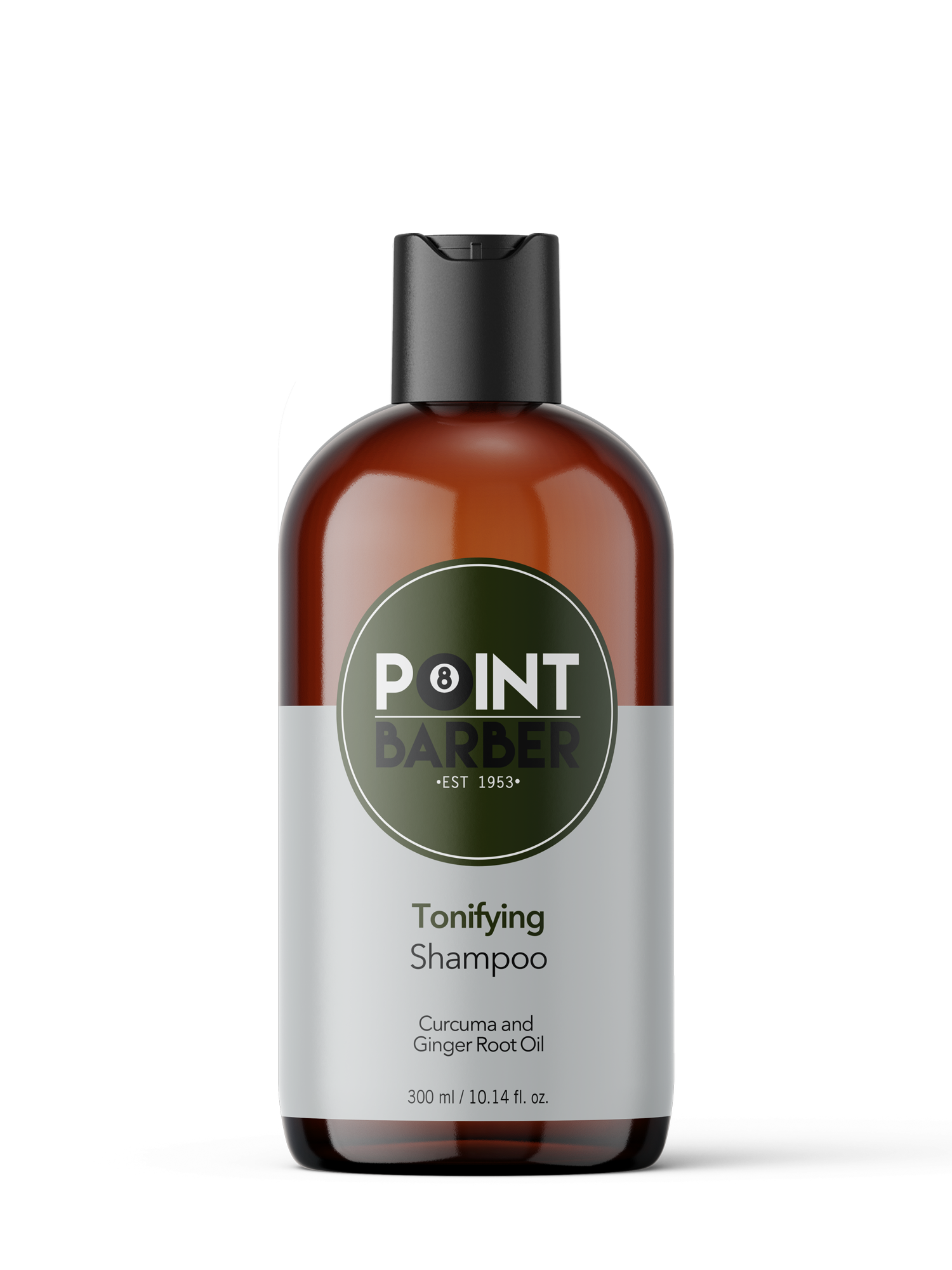 Освежающий шампунь для волос и бороды POINT BARBER HAIR & BEARD SHAMPOO 300ML