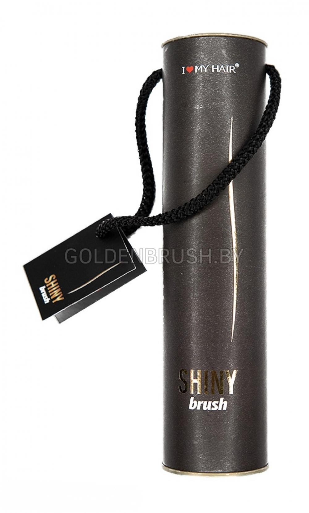 Парикмахерская щетка ILMH SHINY BRUSH деревянная в тубе M Парикмахерская щетка ILMH SHINY BRUSH деревянная в тубе M