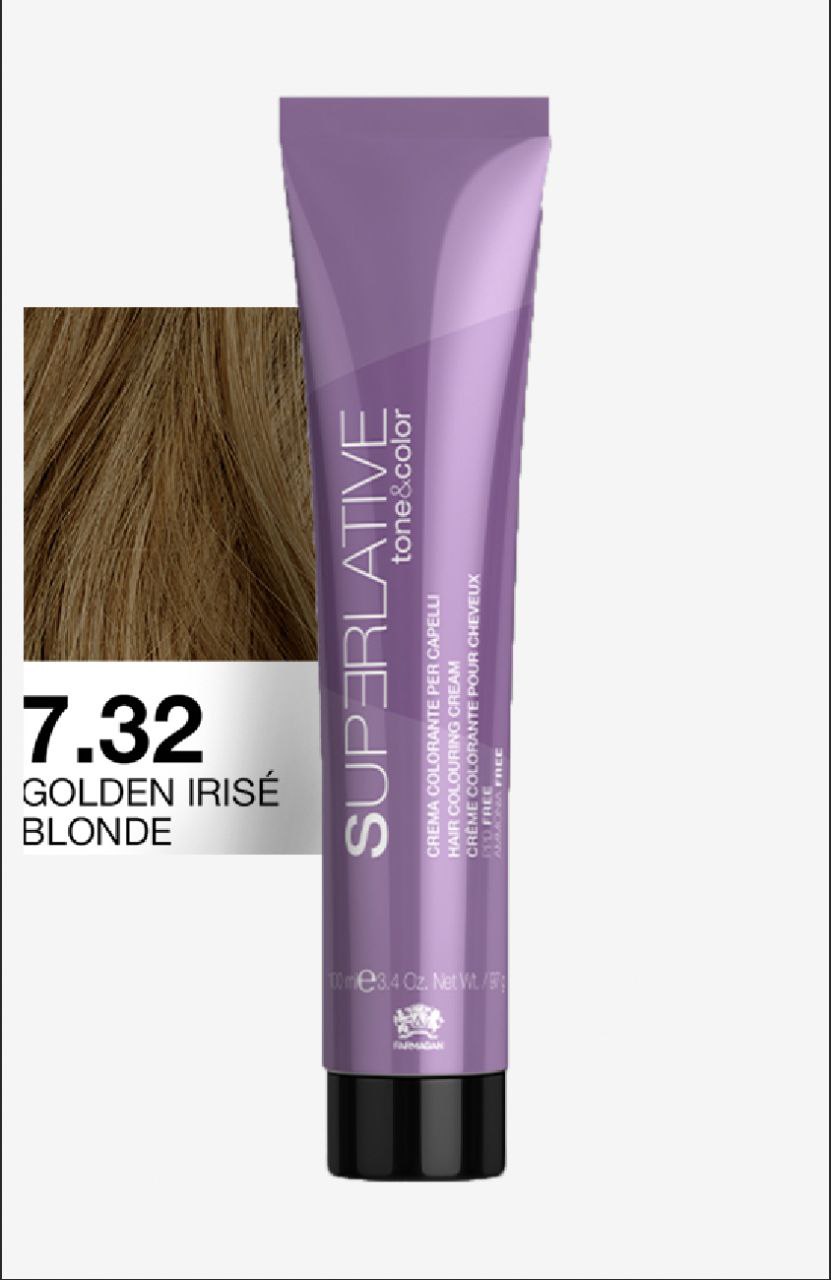 Полуперманентный тонер Tone&Color 7,32 Золотой ирисовый блонд BLONDE GOLDEN IRISEE 100ML