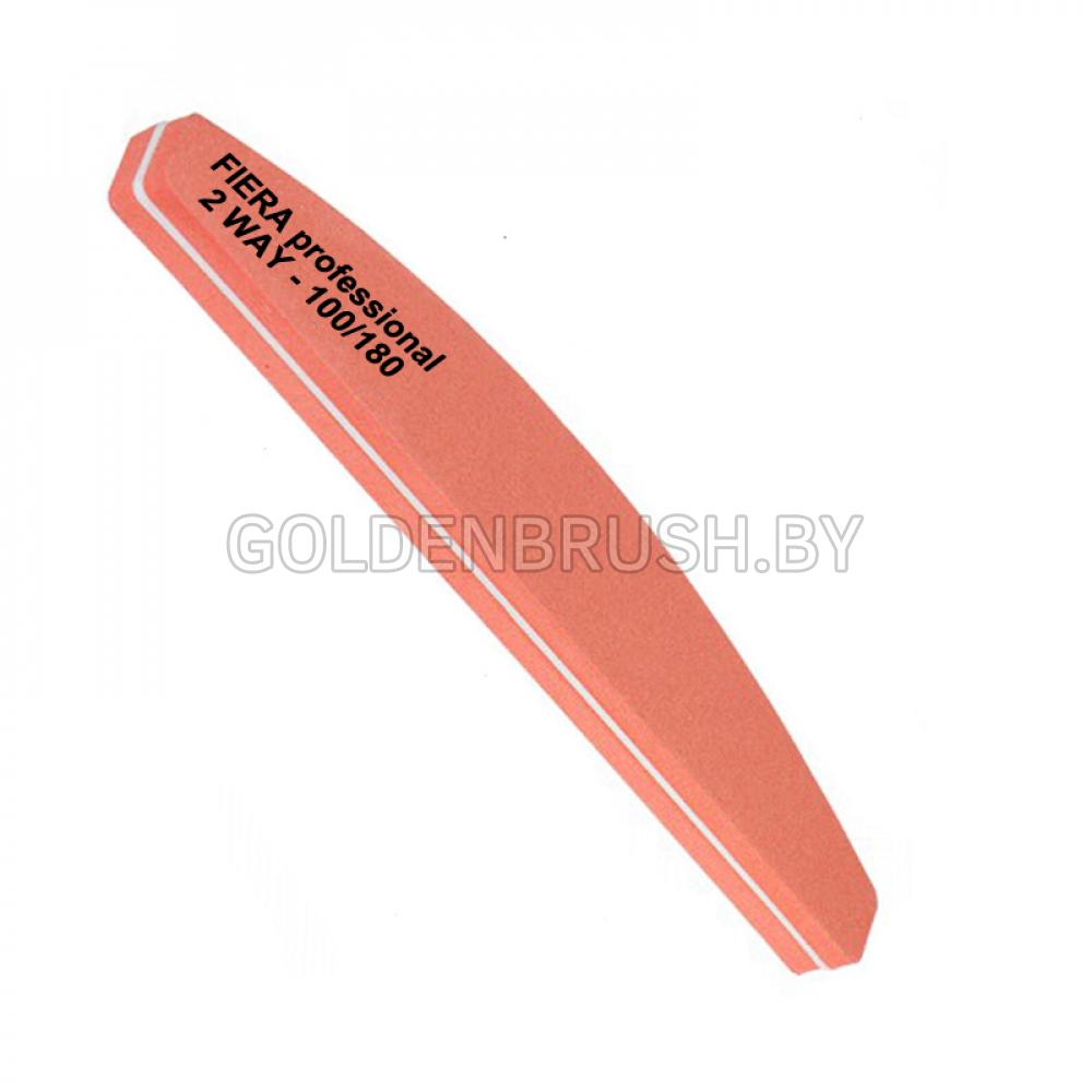 FSS-314 Пилка-полировка оранжевая, лодочка 100/180