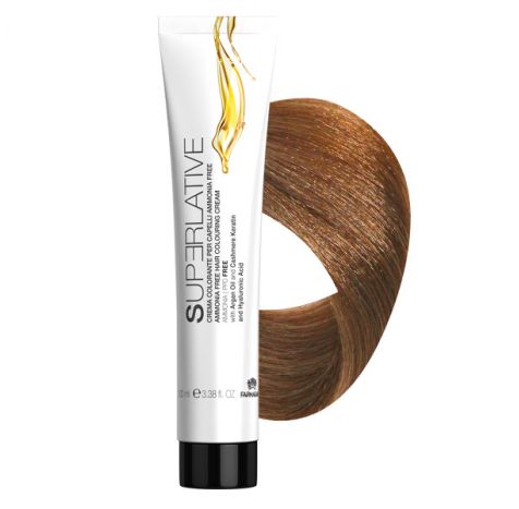 Крем-краска без аммиака SUPERLATIVE 8.3 СВЕТЛЫЙ БЛОНД ЗОЛОТОЙ 100 ML