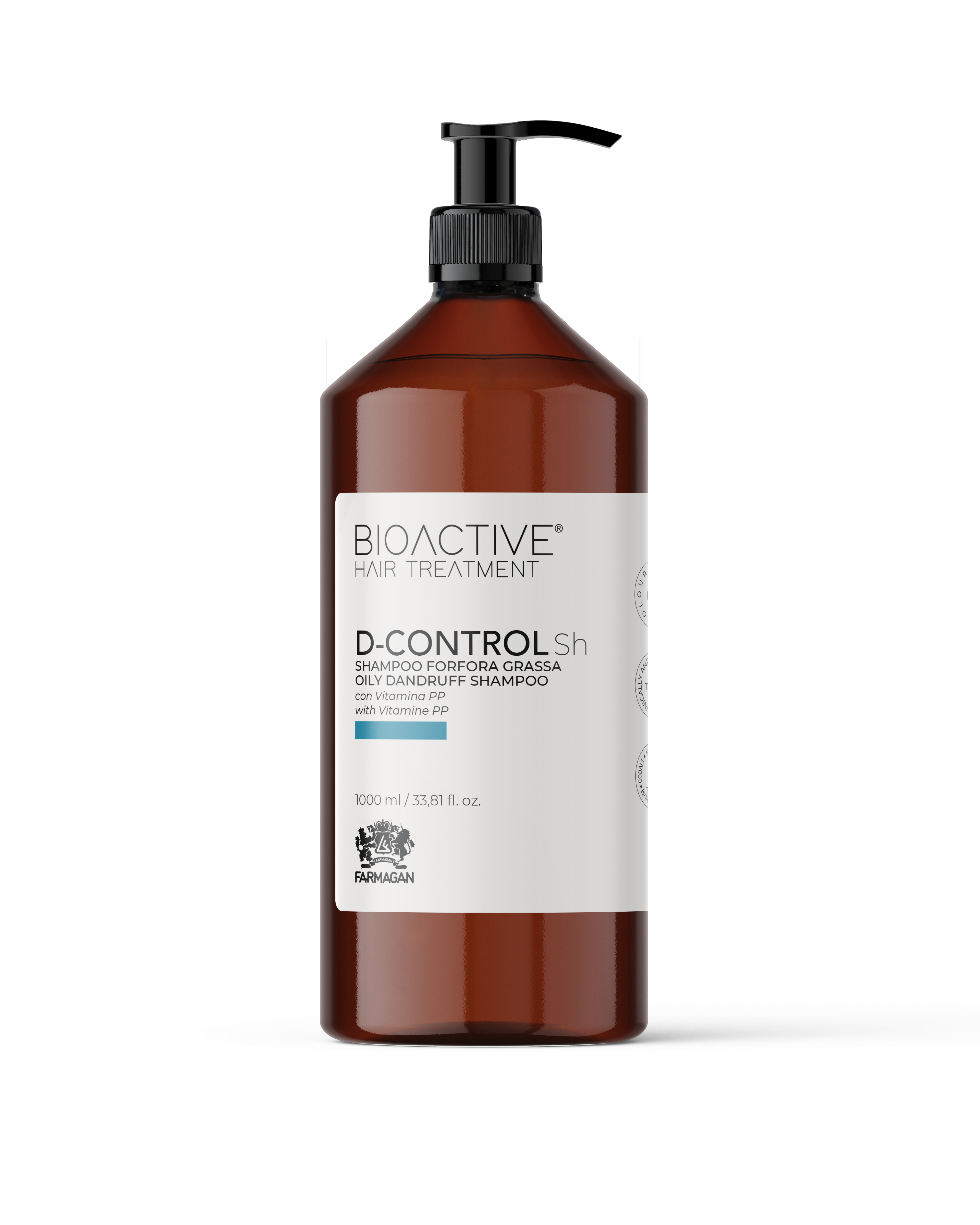 Шампунь против жирной перхоти и гипергидроза BIOACTIVE TREATMENT OILY DANDRUFF 1000 ML