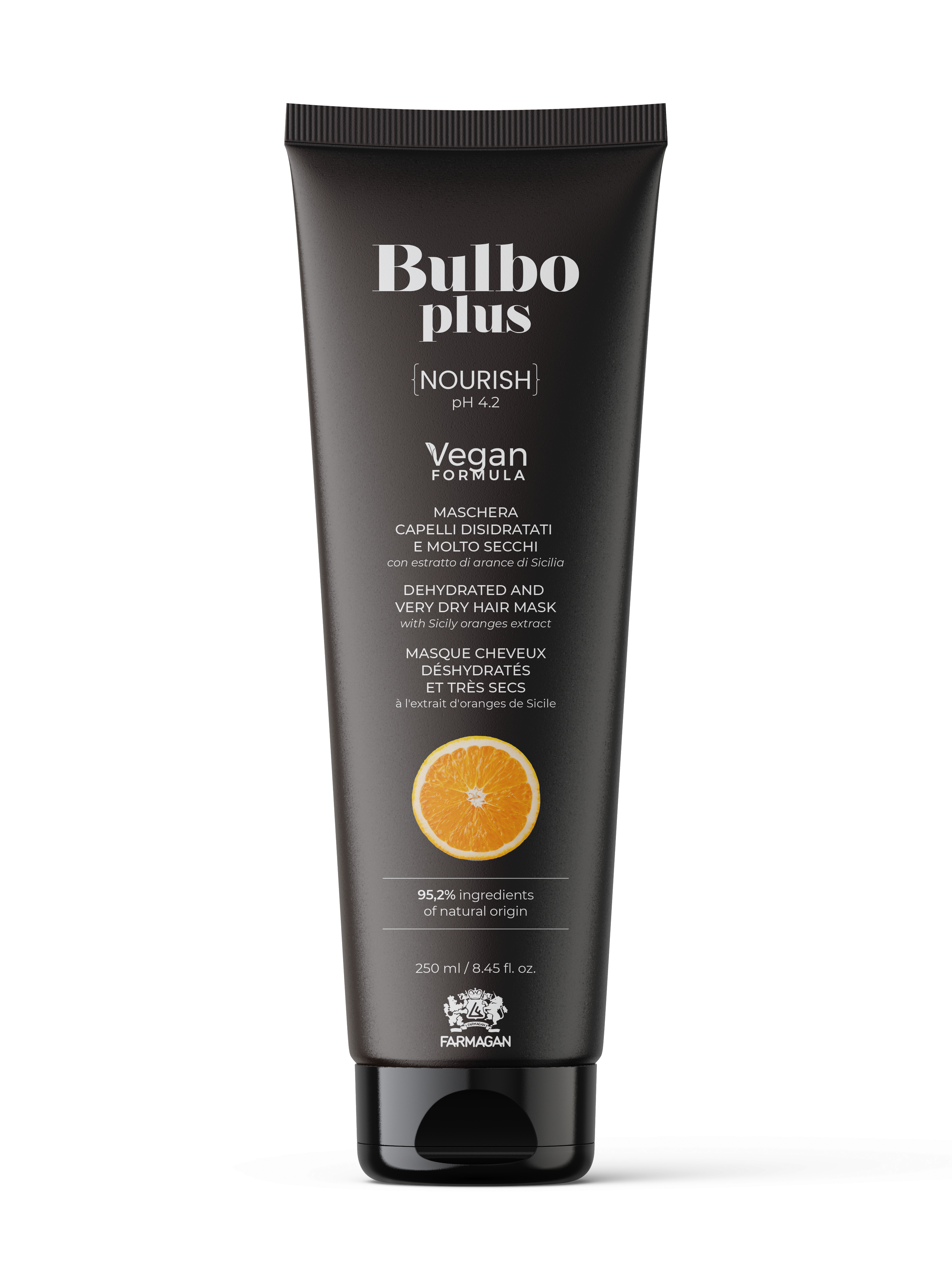 Питательная маска для обезвоженных и очень сухих волос BULBO PLUS NOURISH 250 ML Питательная маска для обезвоженных и очень сухих волос BULBO PLUS NOURISH 250 ML