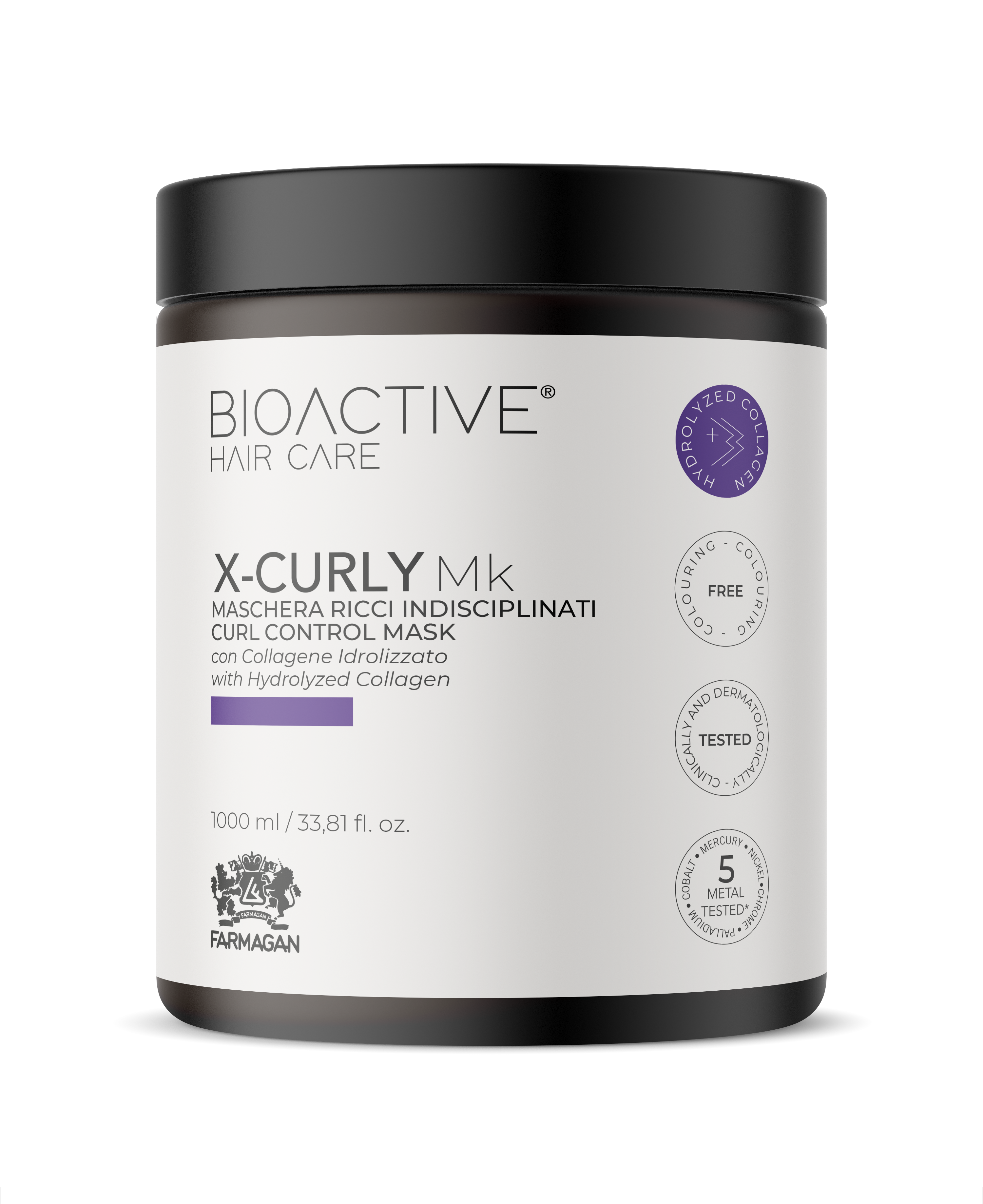 Маска для вьющихся волос BIOACTIVE X-CURLY MASK 1000 ML