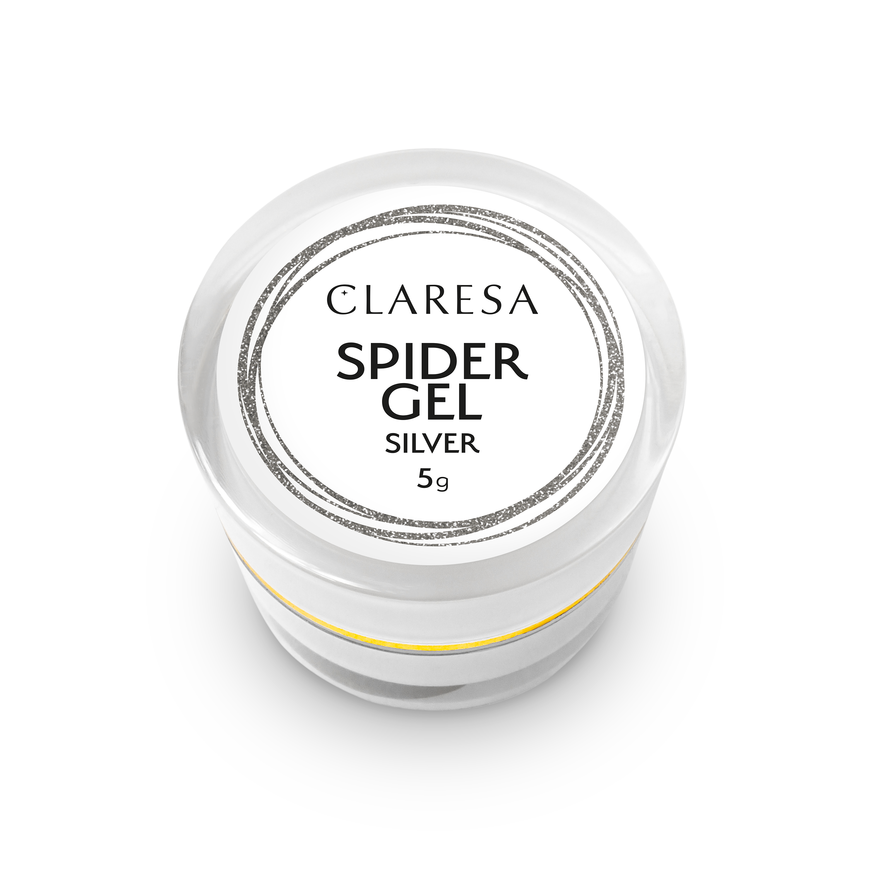 Гель-паутинка Серебро CLARESA SPIDER GEL Silver, 5г