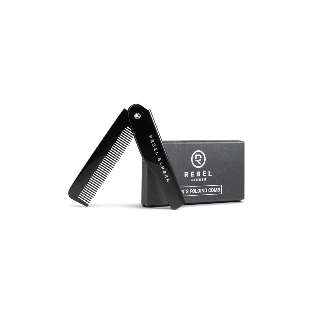 Расческа для бороды REBEL BARBER Folding Beard Comb Расческа для бороды REBEL BARBER Folding Beard Comb