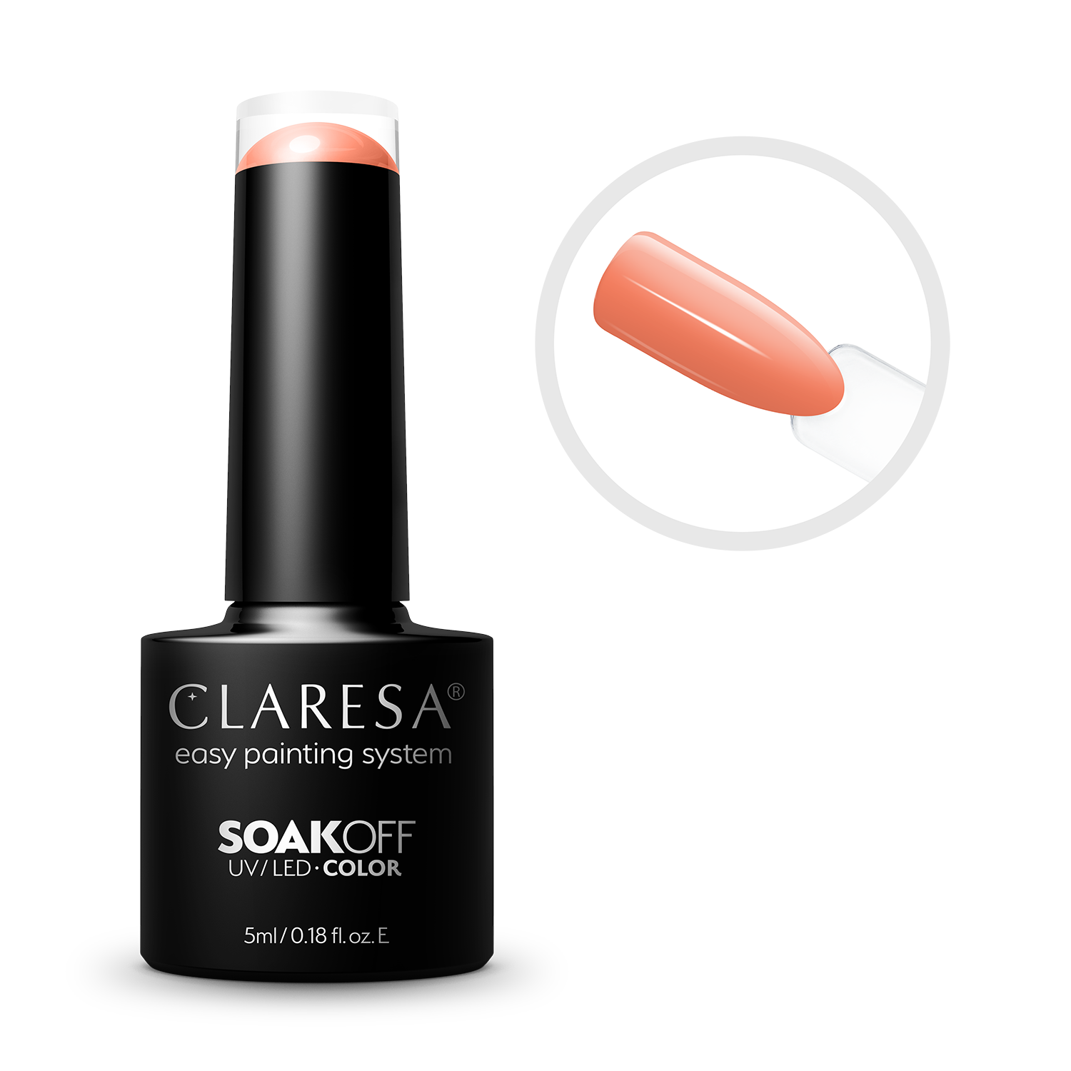 Гель-лак Claresa Coral 02, 5 мл