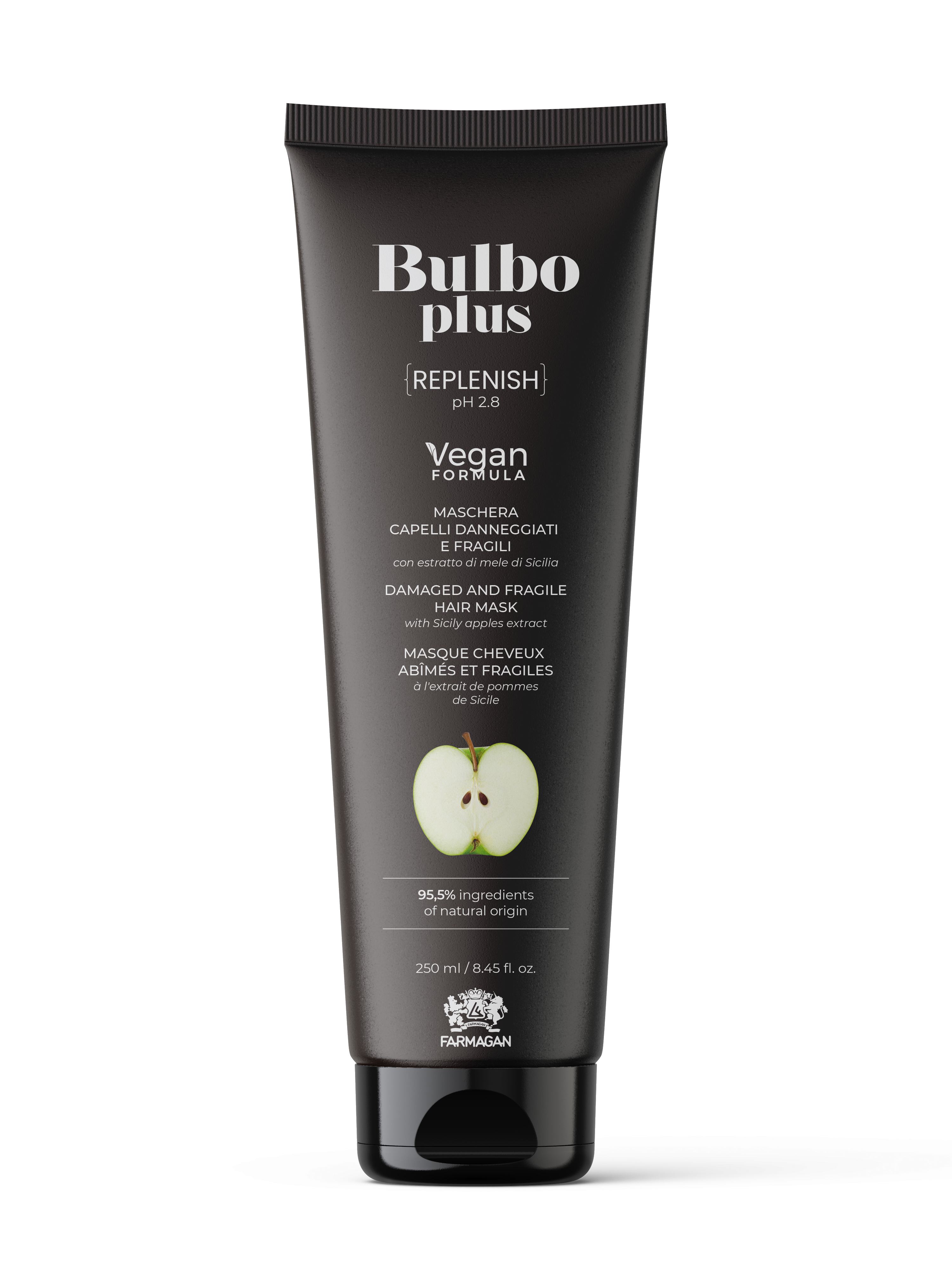 Восстанавливающая маска для поврежденных и ломких волос BULBO PLUS REPLENISH 250 ML Восстанавливающая маска для поврежденных и ломких волос BULBO PLUS REPLENISH 250 ML