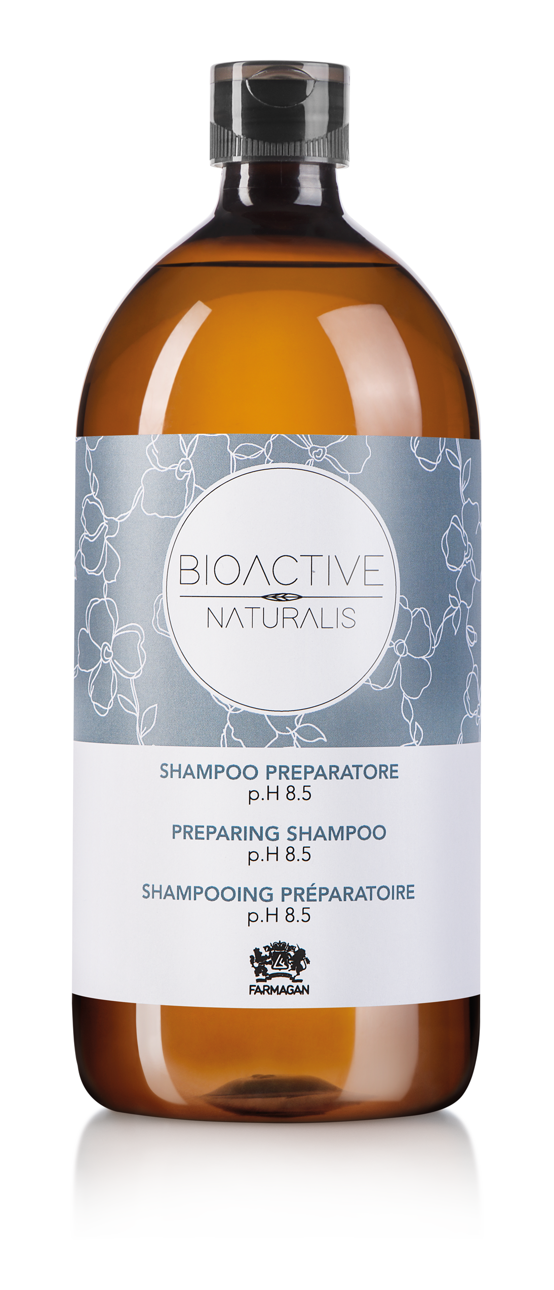Подготавливающий шампунь Ph8.5 NATURALIS PREPARING SHAMPOO 1000 ML