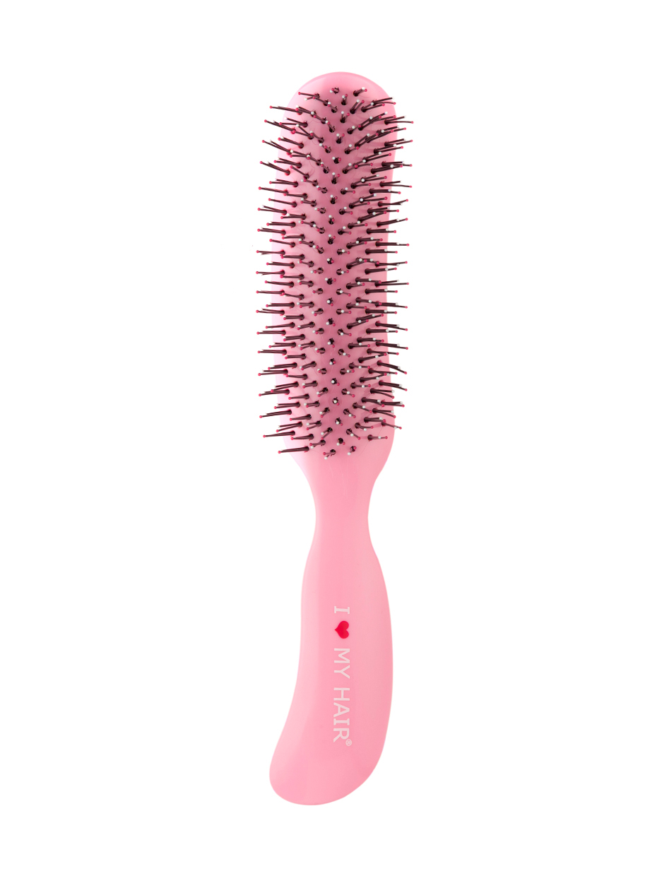 Парикмахерская щетка ILMH "Therapy Brush" розовая глянцевая M
