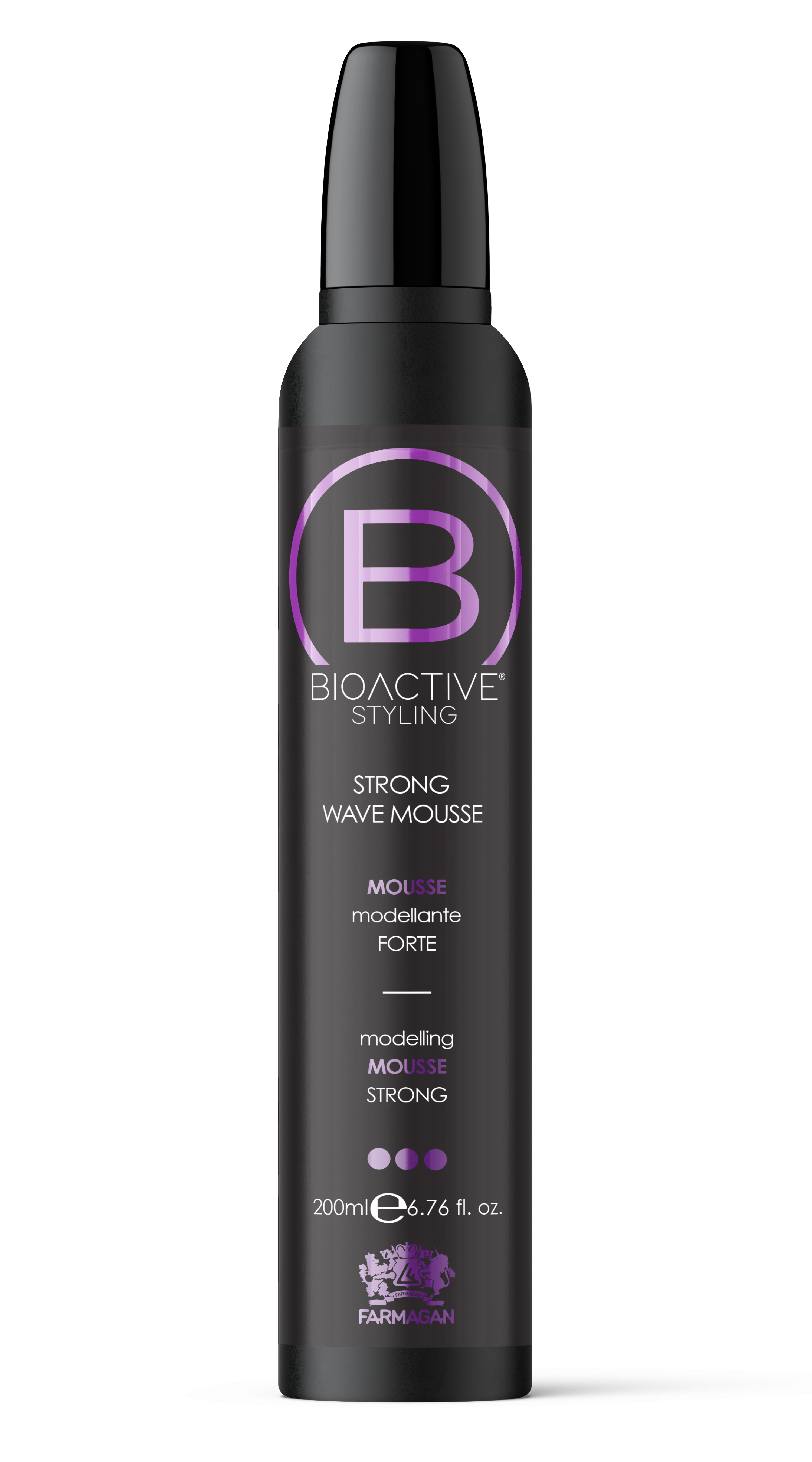 Моделирующий мусс для волос сильной фиксации BIOACTIVE STYLING STRONG WAVE MOUSSE 200 ML