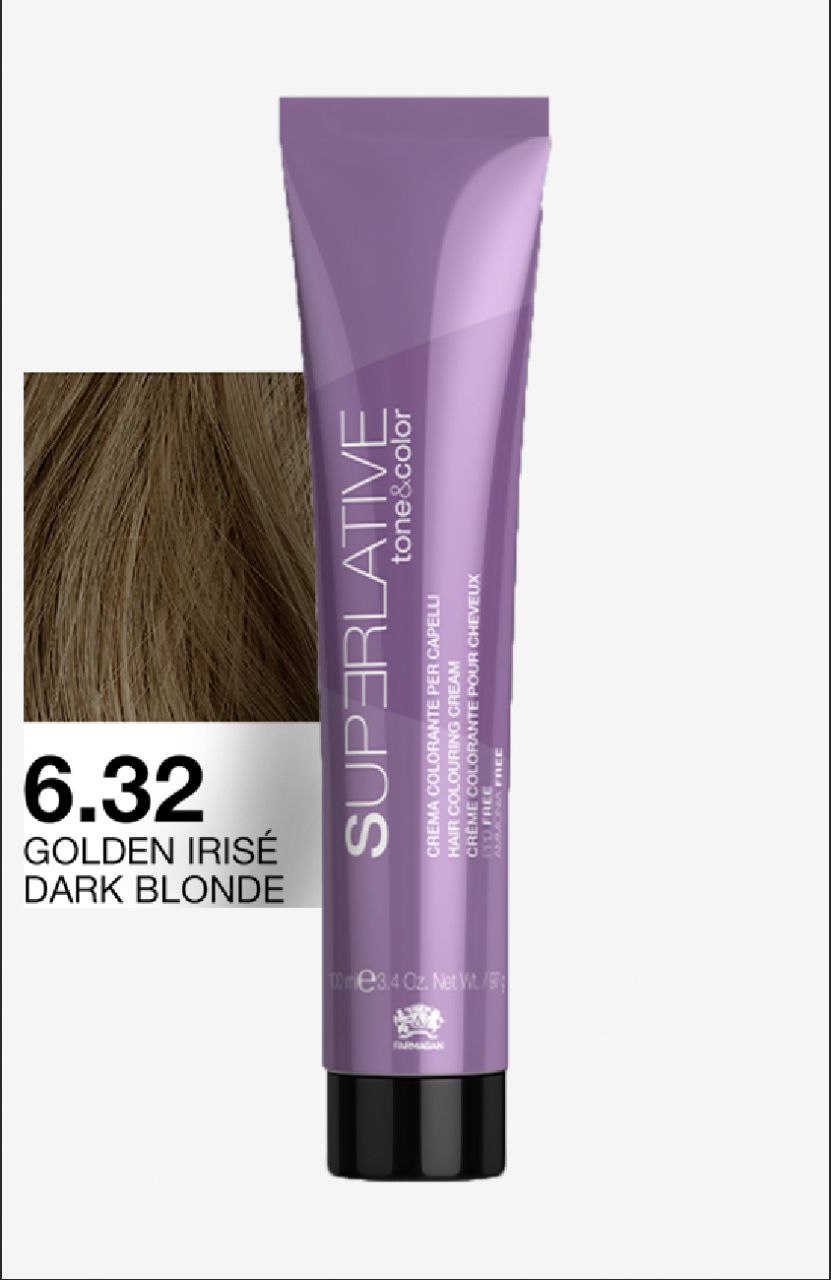 Полуперманентный тонер Tone&Color 6,32 Темный золотой ирисовый блонд DARK BLONDE GOLDEN IRISEE 100ML