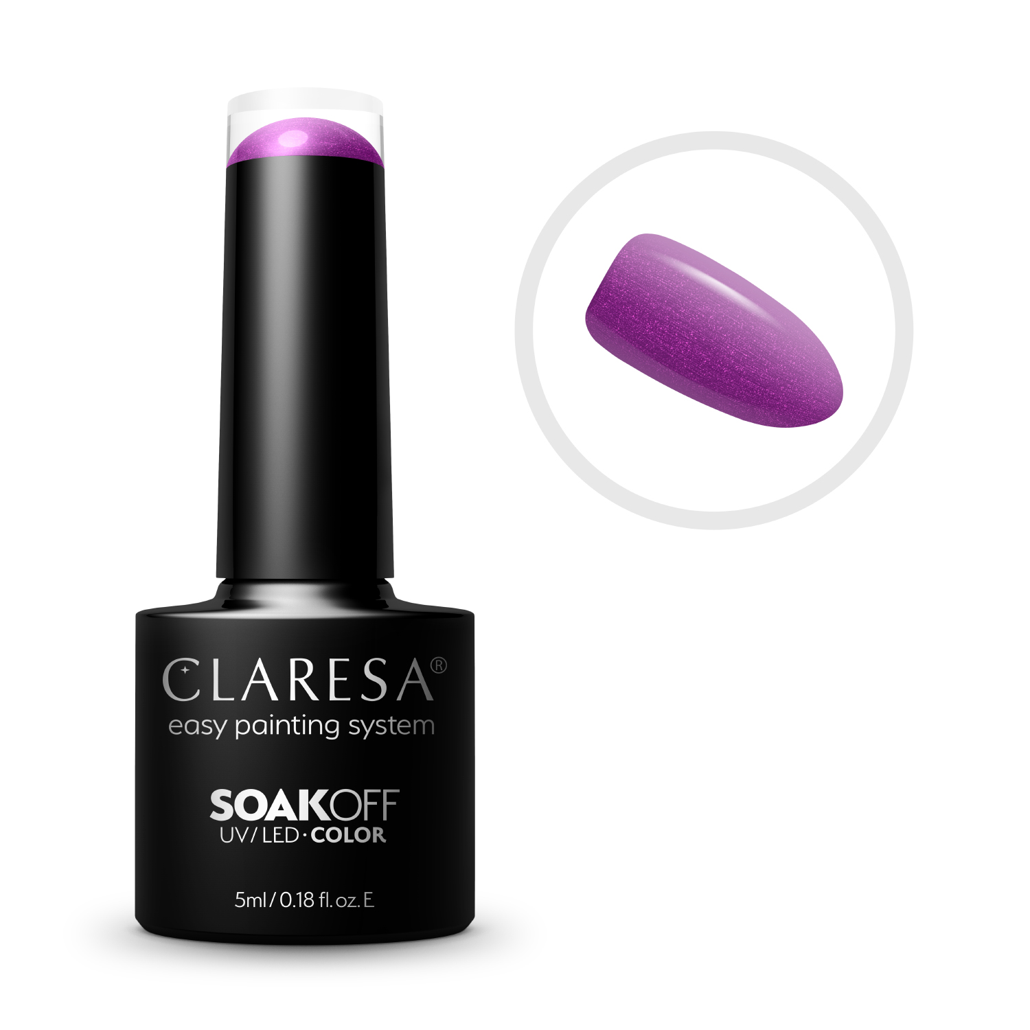 Гель-лак Claresa Glitter 19, 5 мл Гель-лак Claresa Glitter 19, 5 мл