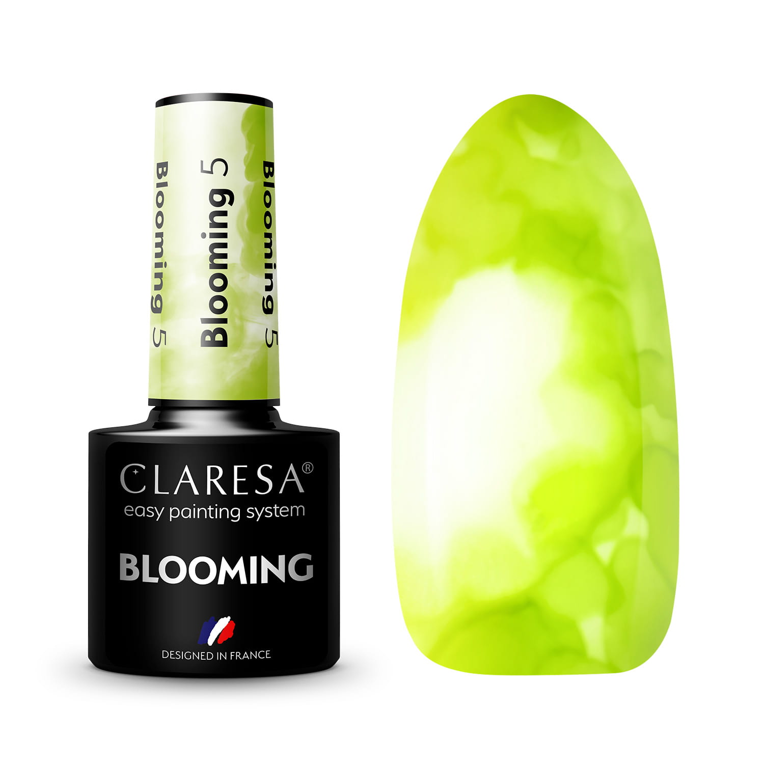 Акварельный гель-лак Claresa Blooming 05 Лаймовый Lime, 5 мл