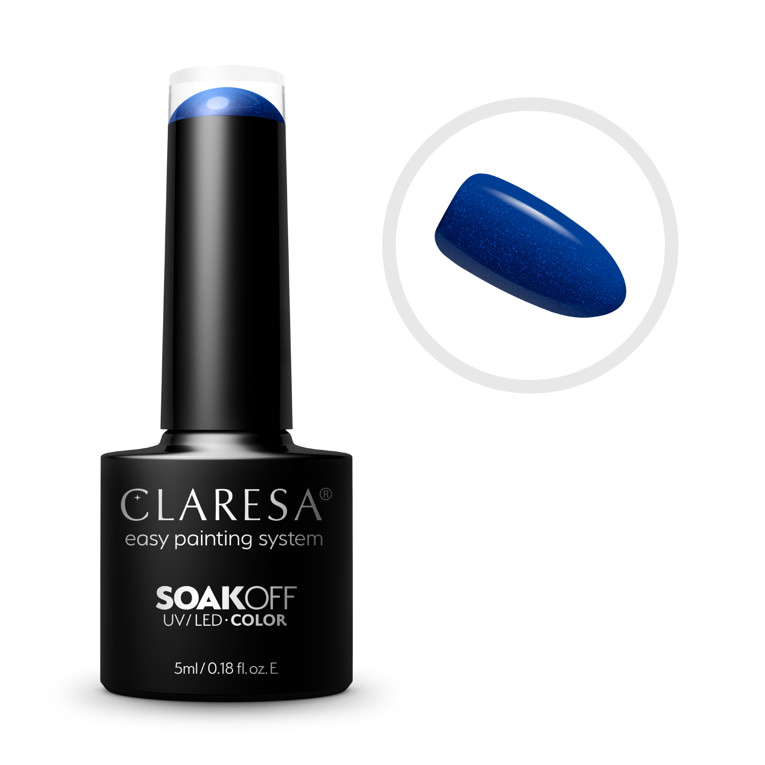 Гель-лак Claresa Glitter 18, 5 мл Гель-лак Claresa Glitter 18, 5 мл
